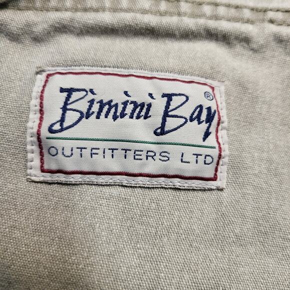 Bimini Bay Pants Mens 36x30 Beige Straight Leg Distressed - Picture 4 of 11